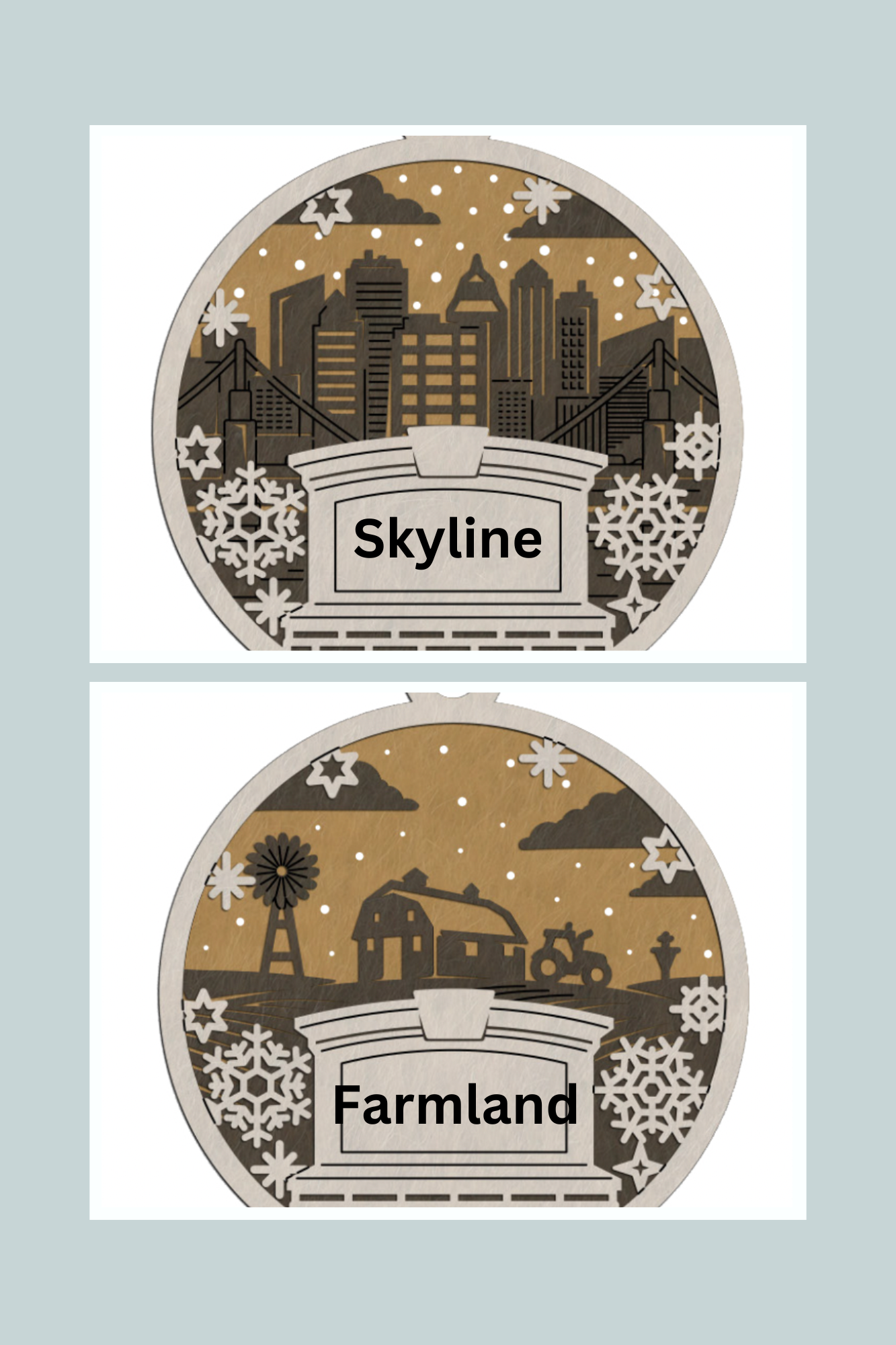 Rag Crazy Creates - Wholesale Ornament - Town Welcome Ornaments7