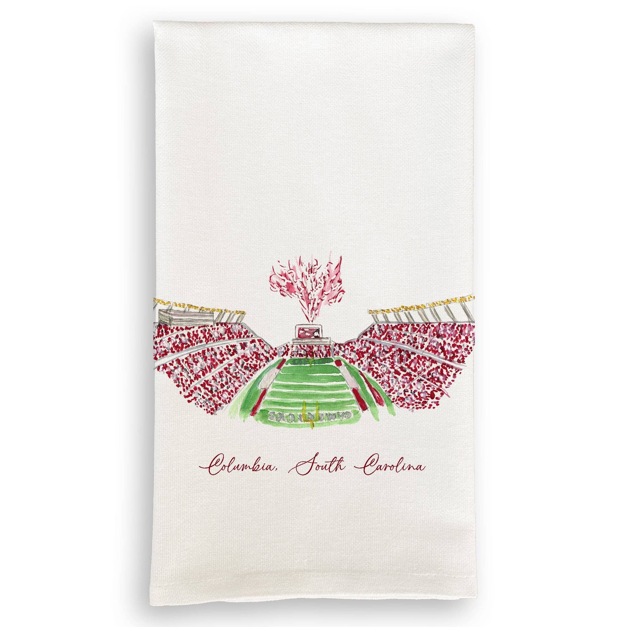 French Graffiti - Wholesale Tea Towel - Columbia, South Carolina Stadium0