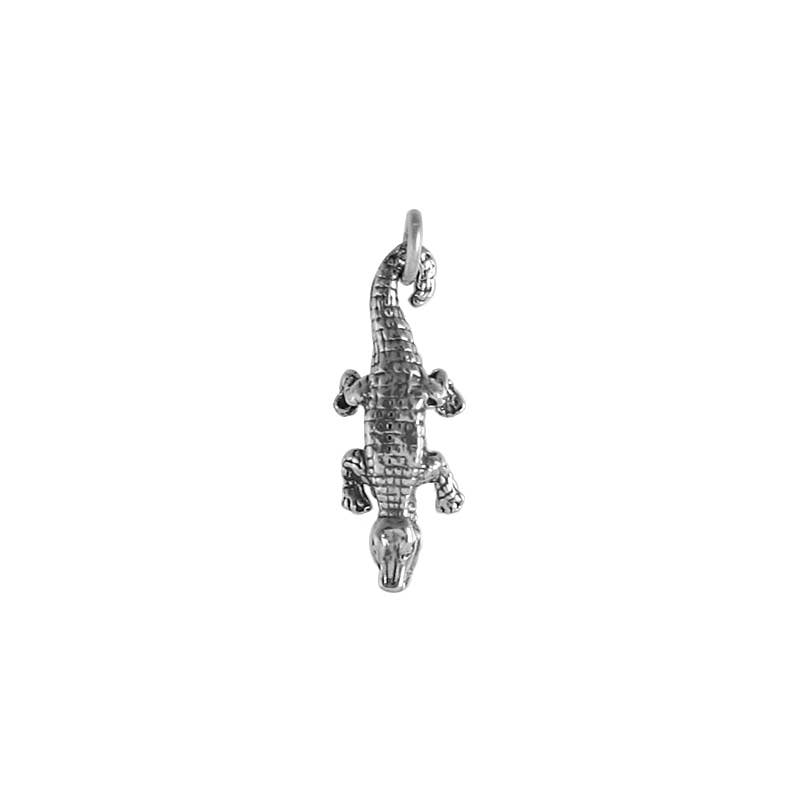 G2 Silver - Wholesale Individuele bedel/hanger - Alligator charme