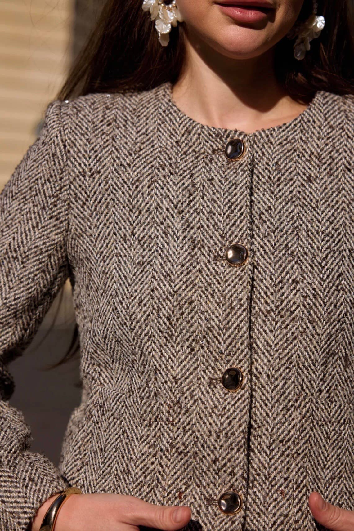 Frime – wholesale Jacket – Women's – Short tweed jacket - 32315