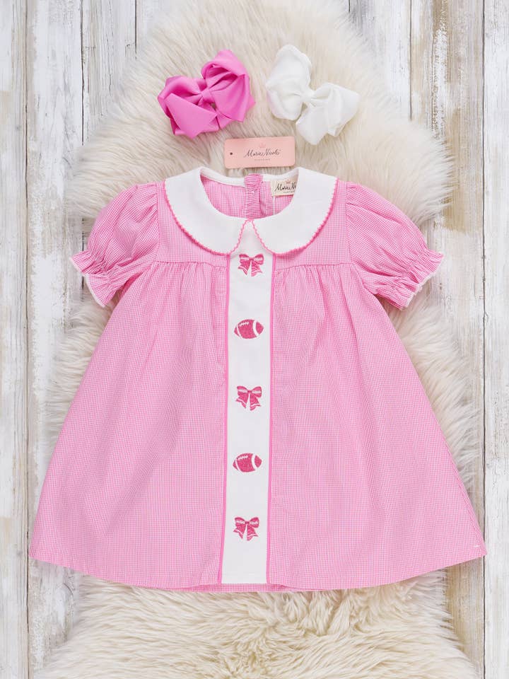 Marie Nicole Clothing - Wholesale Dress - Kids - Blitz & Bows Embroidered Dress