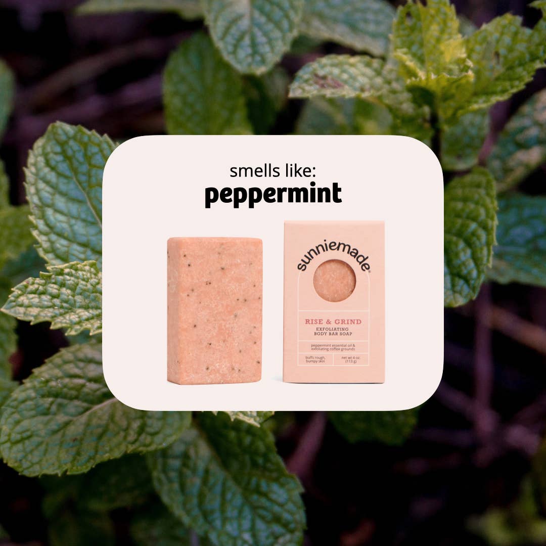 Sunniemade - Wholesale Bar Soap - Rise & Grind Exfoliating Body Bar Soap4