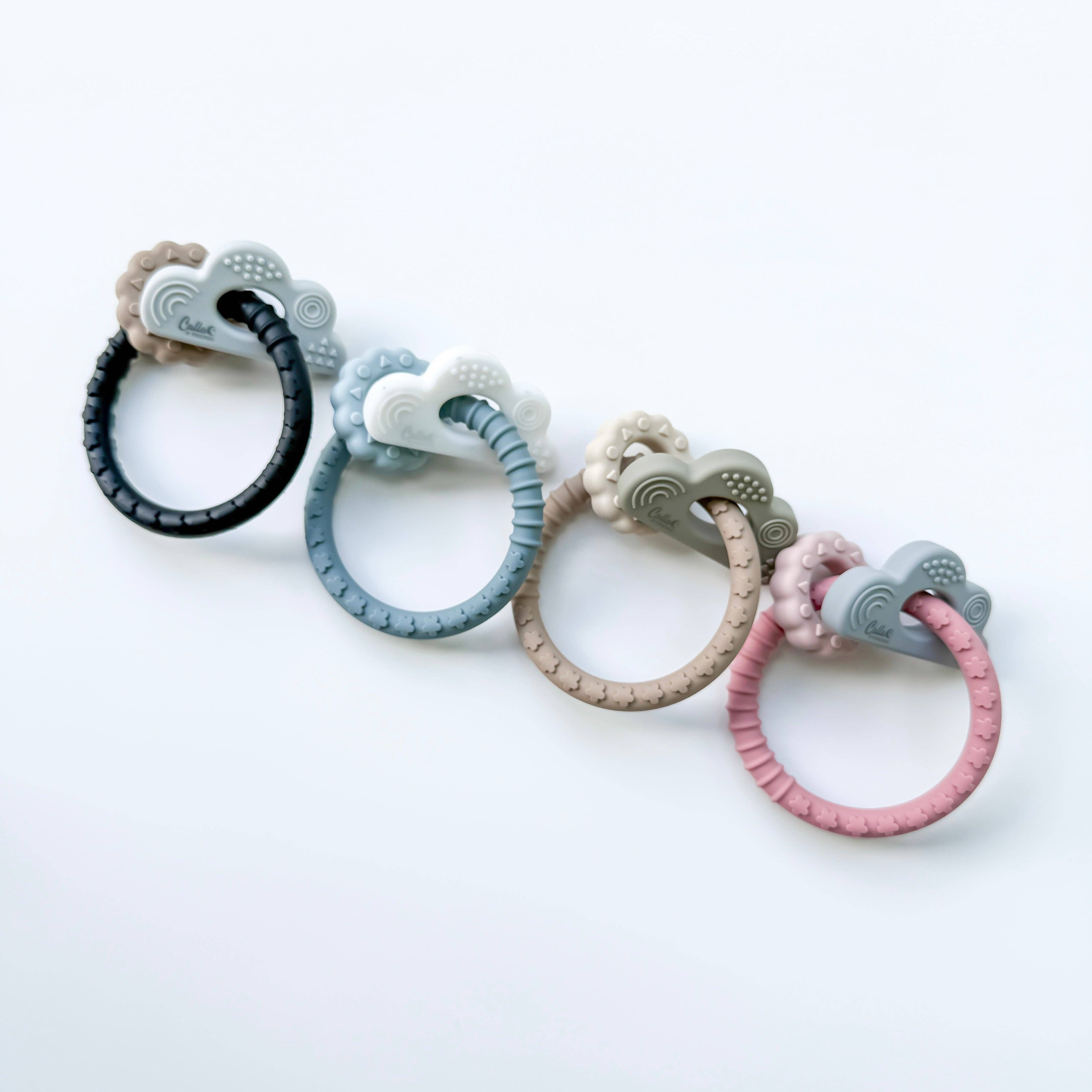 Calla & Friends - Wholesale Teether (Not Clip-On) - Baby - Cloudy Days Silicone Teether5