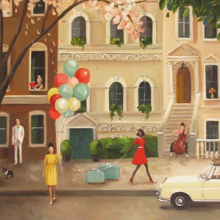 JANET HILL STUDIO - Wholesale Art Print - Atticus Bailey Takes A Day Off Art Print - 8.5 X 11