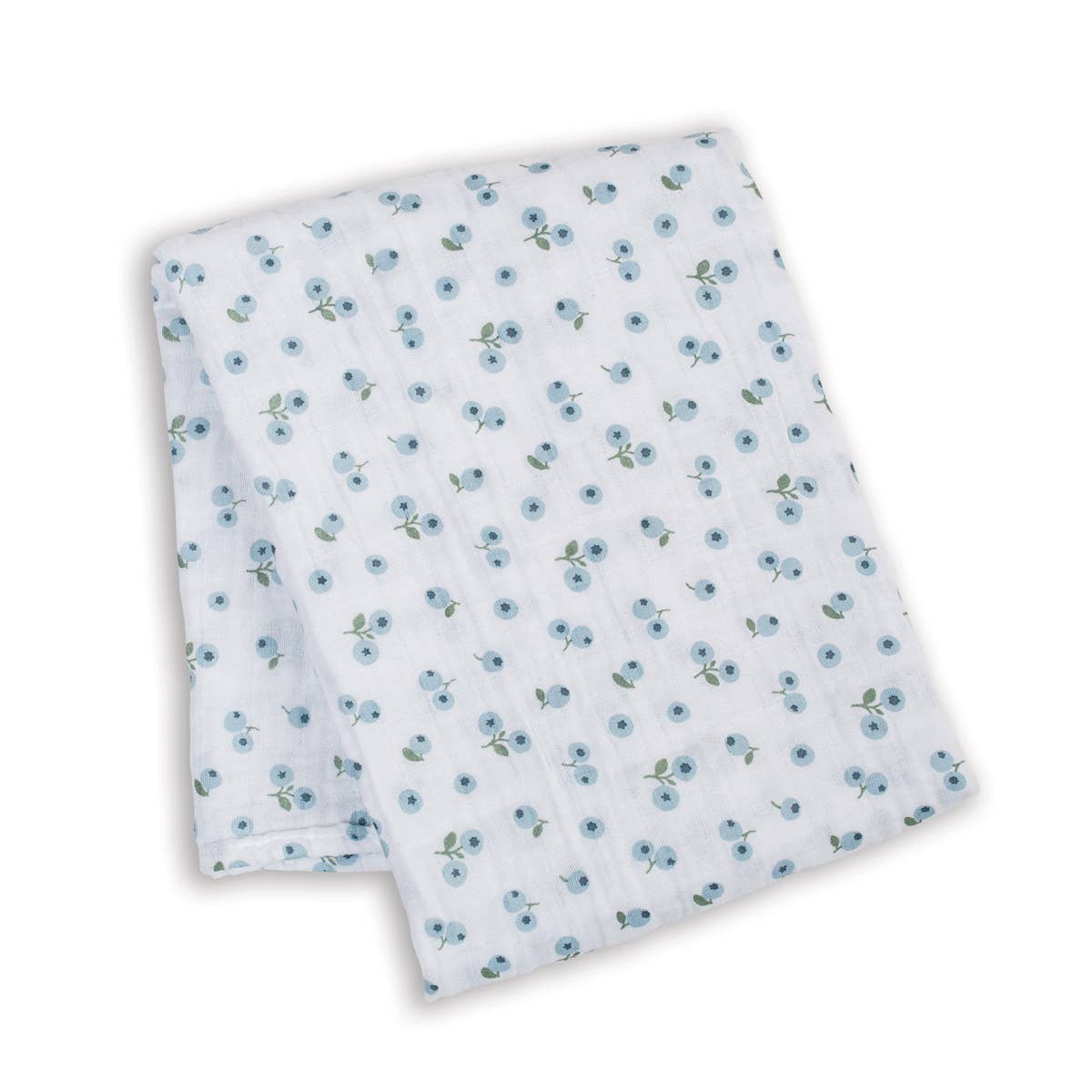 Lulujo Baby - Wholesale Swaddle - Baby - Muslin Cotton Swaddle Blanket  - Blueberries2