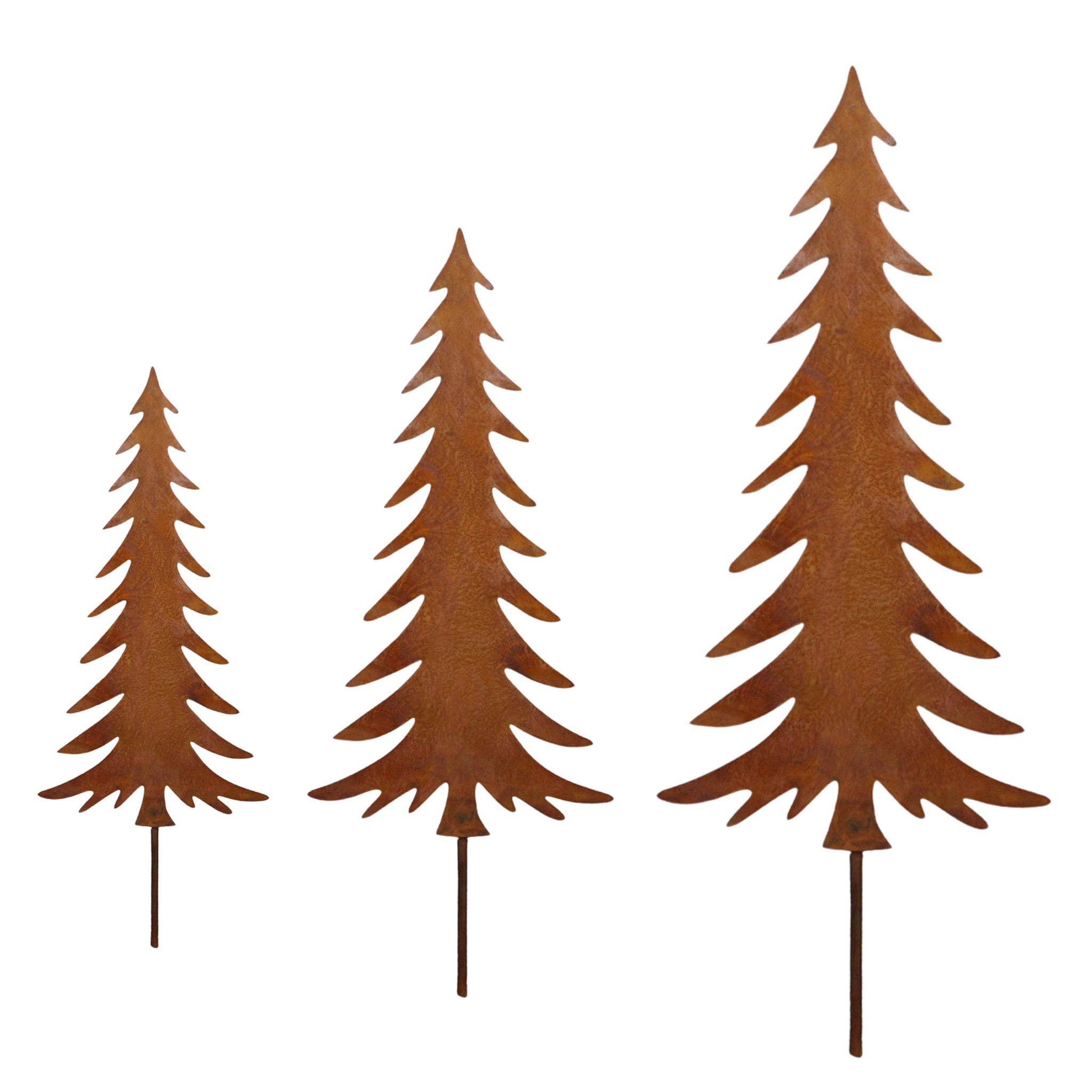 Rostikal - Vendita all'ingrosso Decorazione natalizia - Tappo/su piastra di base per albero di Natale con decorazione natalizia color ruggine7