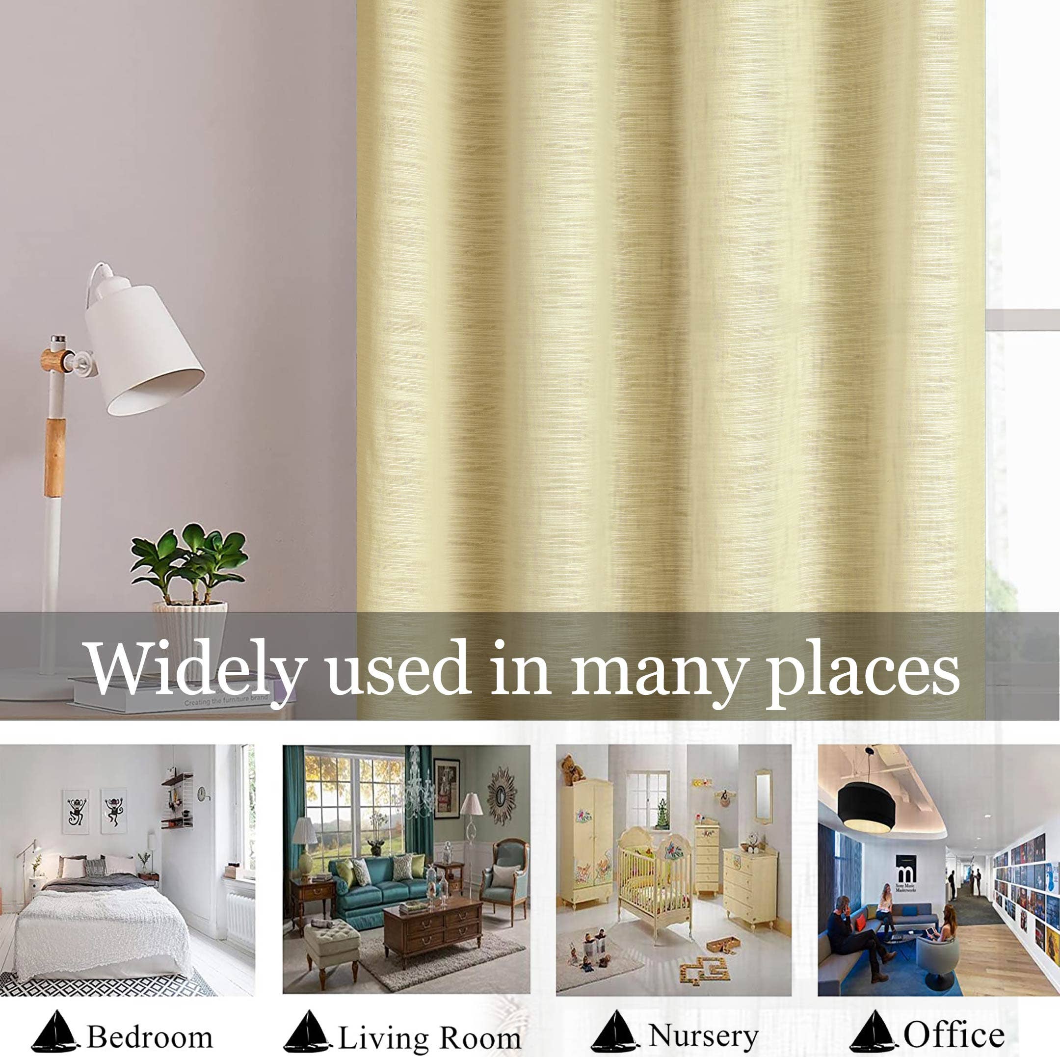 Cottonpassion_US - Wholesale Curtain - Long Window Sheer Curtain 100% Cotton Drape 50x84" 1 Panel9