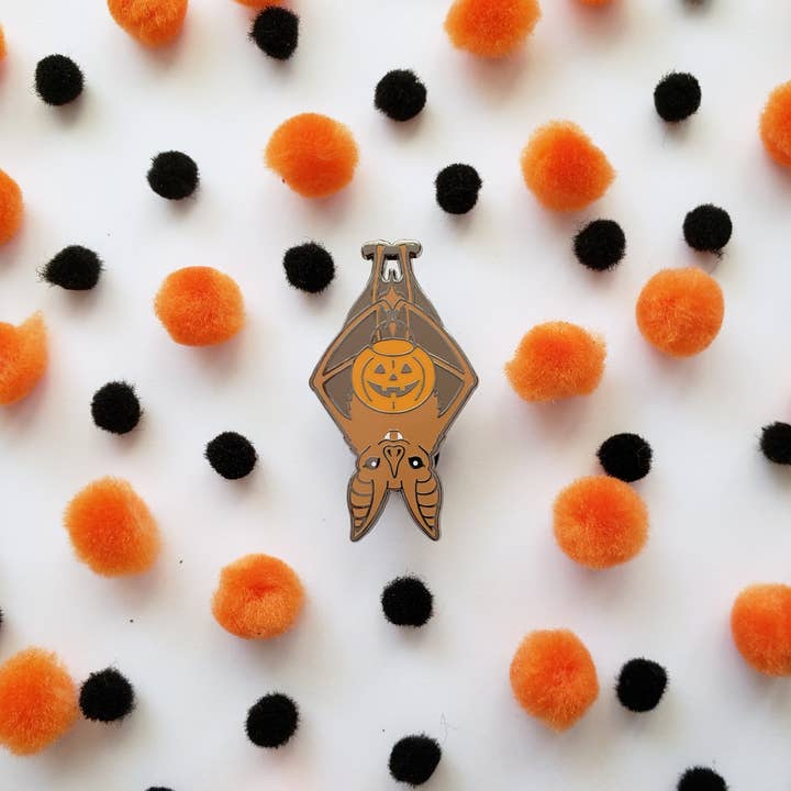 Trick-or-Treat Bat enamel pin // halloween pin for wholesale by These Things
