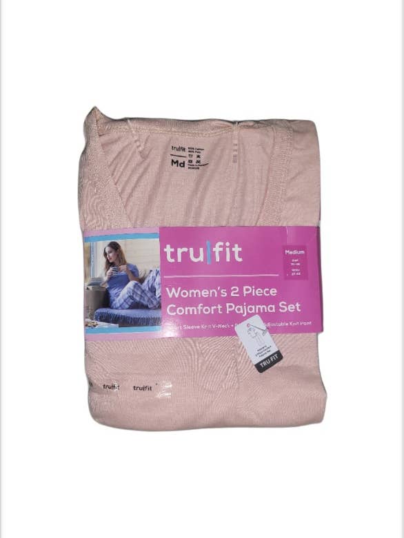 Hands On – wholesale Sleepwear set – Women's – Tru Fit Women's 2-Piece Comfort Pajama Set