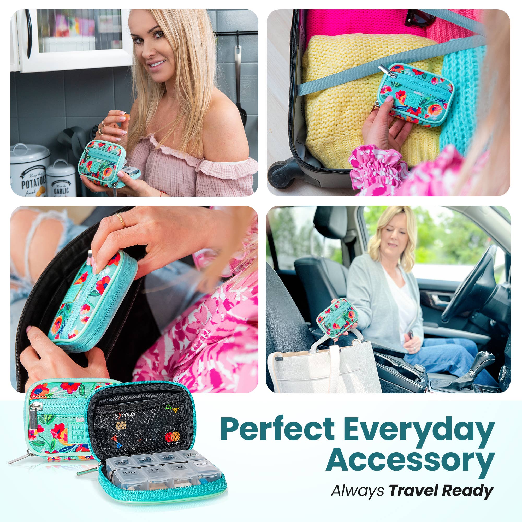 MADE EASY KIT - Wholesale Pill Organizer - Made Easy Kit Pill Case - Weekly 7-Day Medicine Organizer4