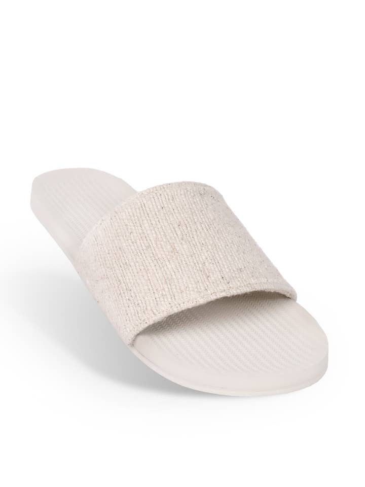 Men’s Slide Recycled Pable Straps - Natural/Sea Salt for wholesale by Indosole
