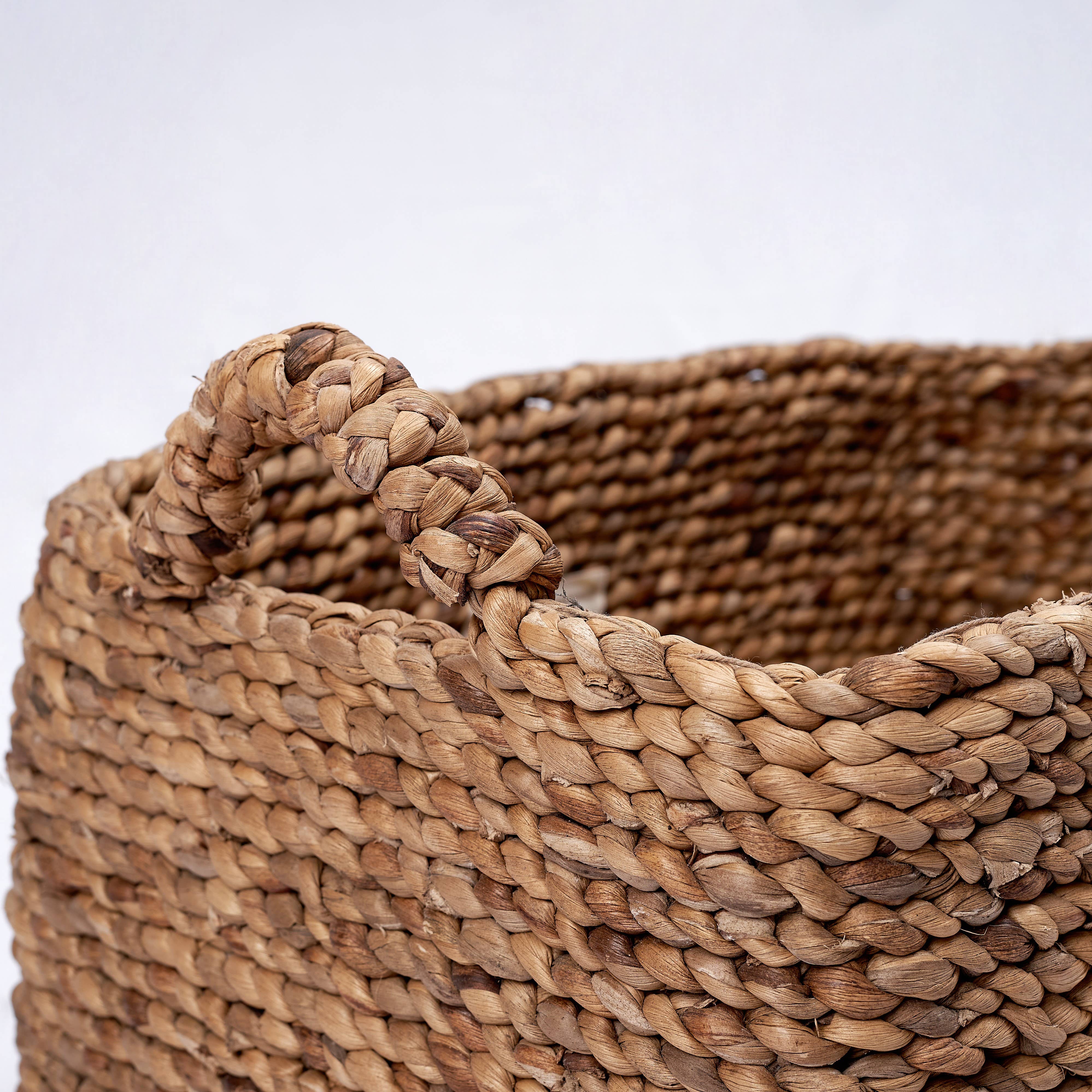 Water Hyacinth Storage Basket (TCSB-23067) Wholesale!