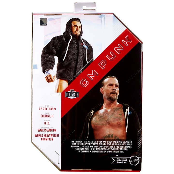 Entertainment Earth - Wholesale Figurine Toy - Kids - WWE Ultimate Edition Wave 27 CM Punk Figure5