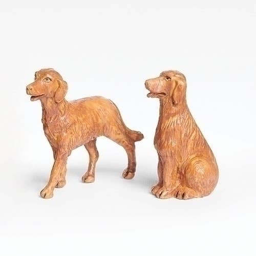 Fontanini Dog Figures Set – 3.5" Scale for wholesale by Roman
