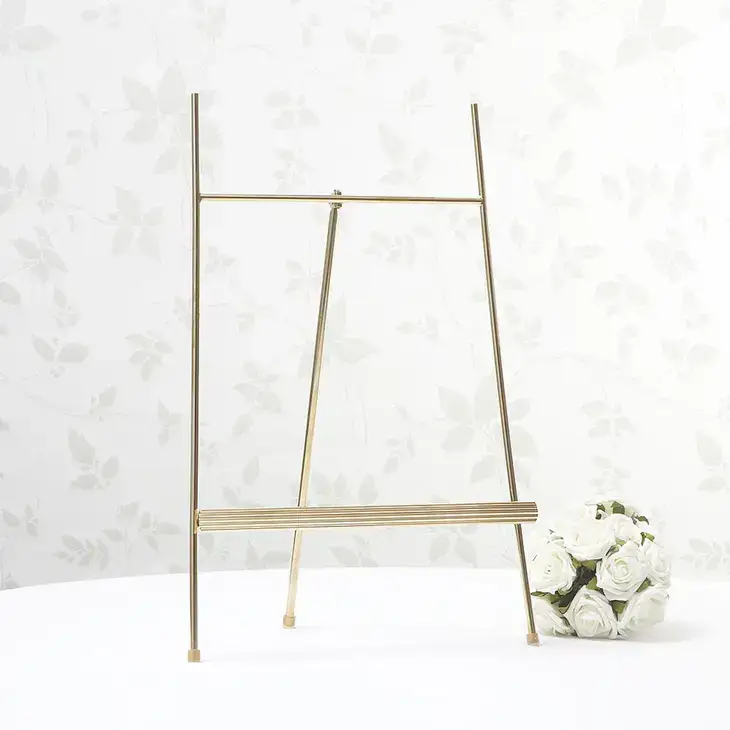 Weddingstar Inc. - Wholesale Easel - Table Seating Planner Stand - Gold0