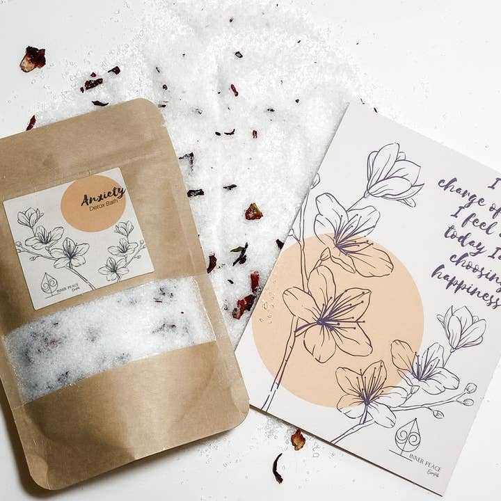 Bain Détox Anxieux pour la vente par Be Still Botanicals
