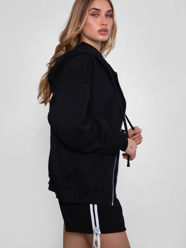 TICTOC - Wholesale Shorts - Women's - SUNNI Casual Mid Rise Plush Fleece Shorts8