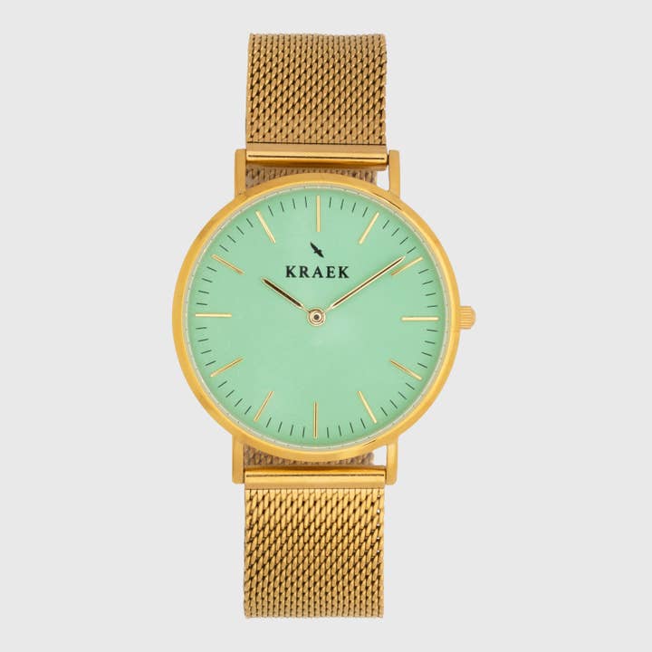 KRAEK Watches - Wholesale Wrist Watch - Women's - Sabina | Gold | Mesh | 36 mm