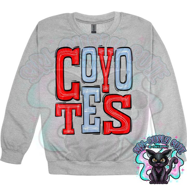 Sporty Coyotes - Red Carolina Blue for wholesale by Siri-Ously Cute