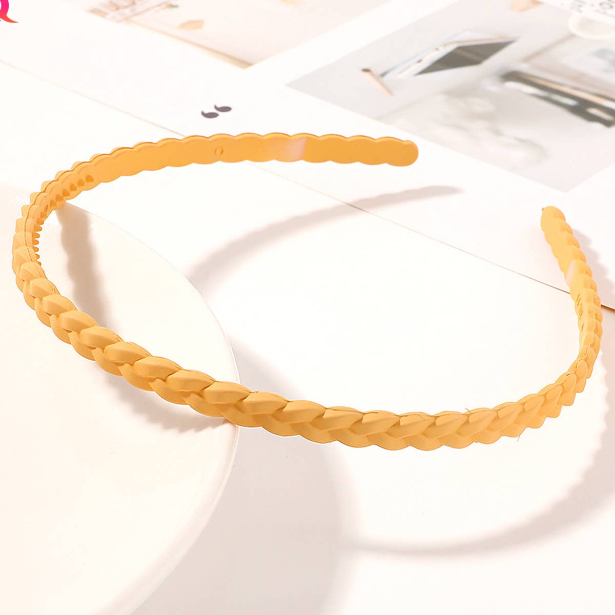 ACCITY - Wholesale Fashion Headband - Women's - BRAIDED DESIGN HEADBAND_CWAHA02164