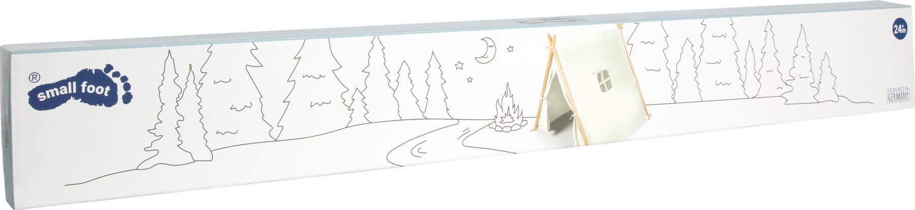 small foot - Wholesale Teepee - Kids - Play Tent Natural White | Playhouses and Tents | Wooden Toys9