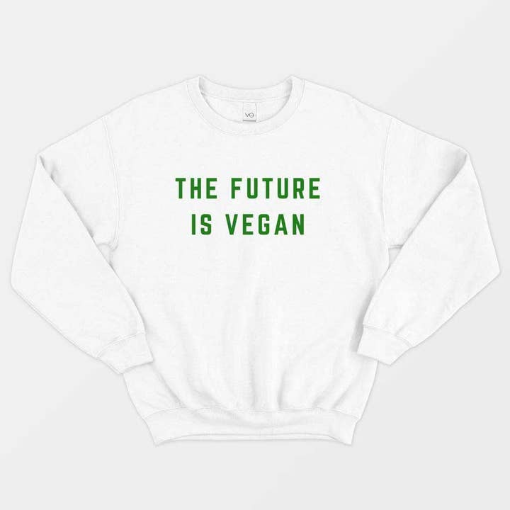 The Future Is Vegan Ethisches veganes Sweatshirt (Unisex) für den Großhandel von VO