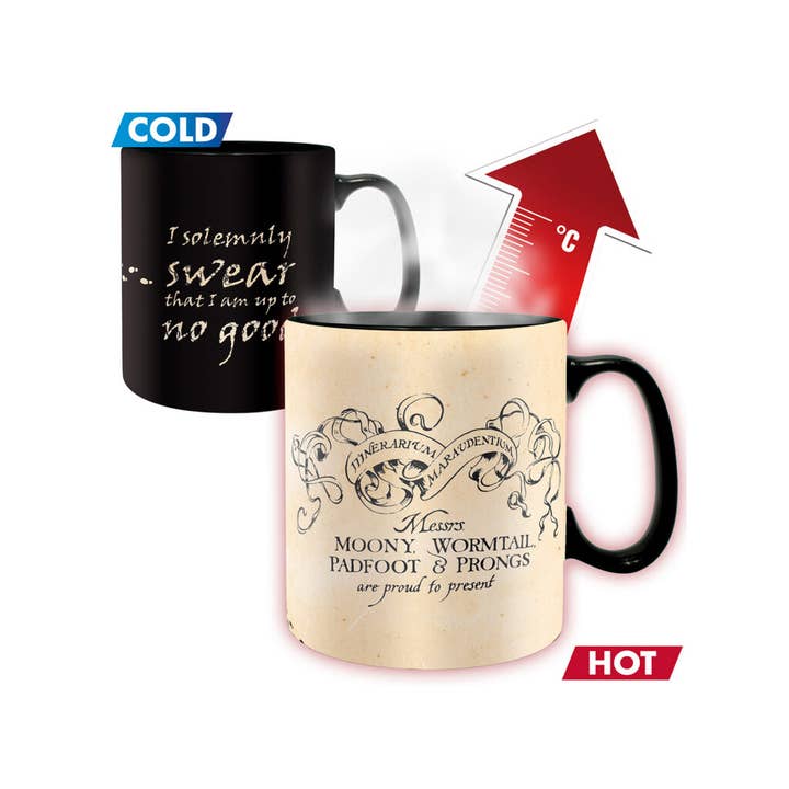 Mimi Imports - Harry Potter – wholesale Coffee mug – HARRY POTTER – MARAUDER’S MAP HEAT CHANGING MUG (16 OZ)