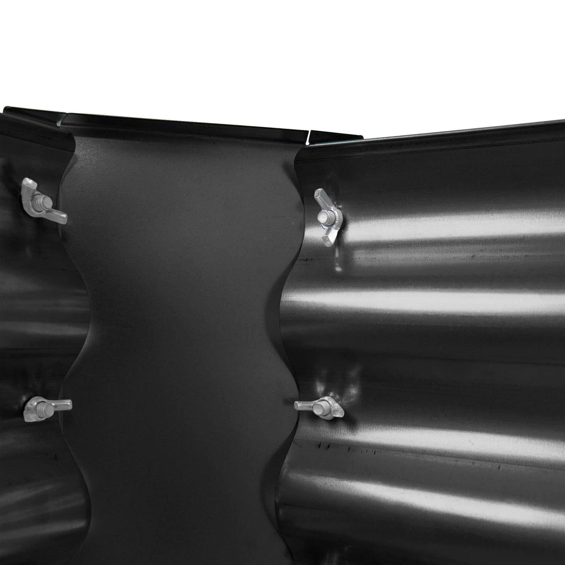 Rinkit Ltd – Großhandel Hochbeet – 60 cm x 60 cm quadratisches Hochbeet aus verzinktem Stahl – von Harbour Housewares6