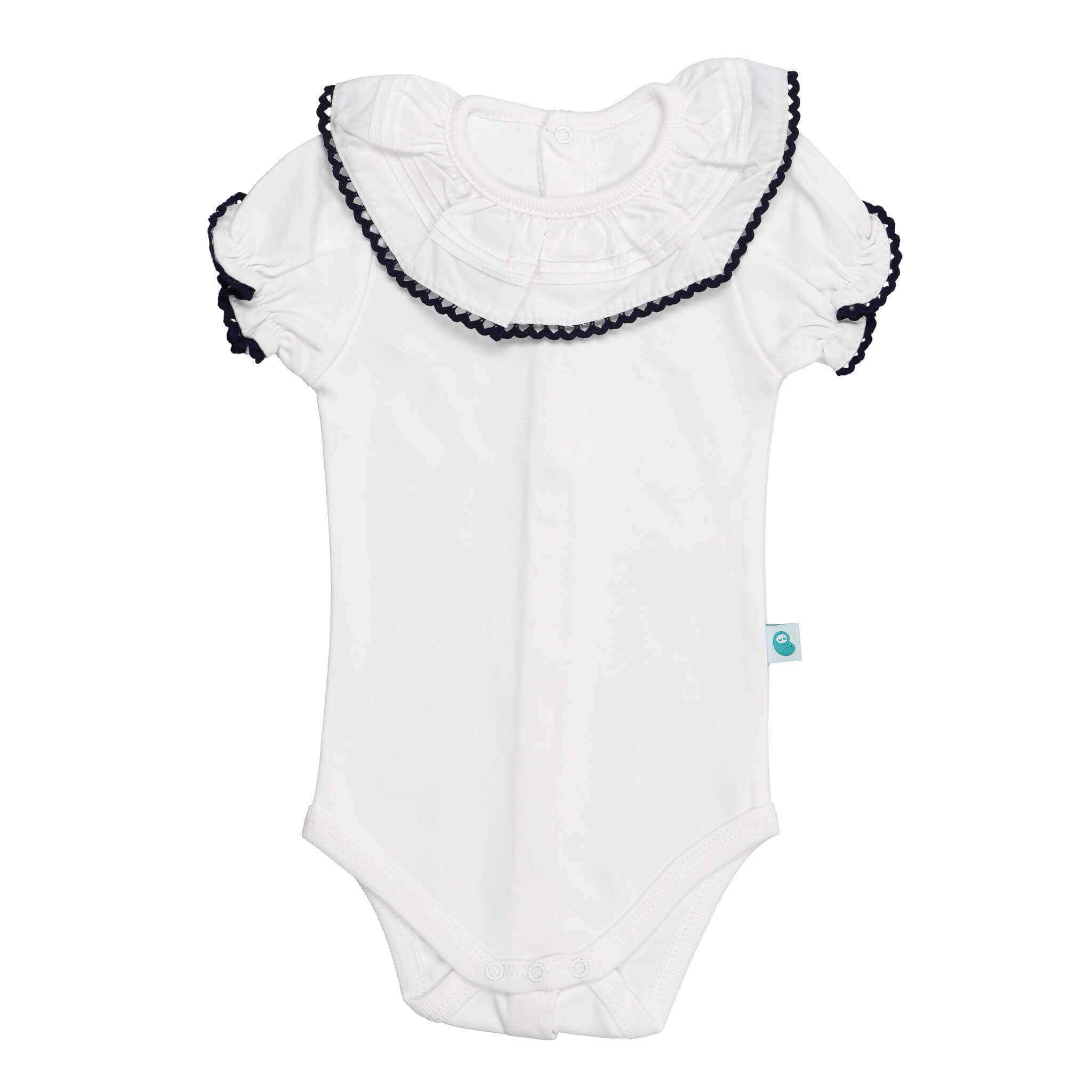 Bean Baby Clothes - Wholesale Bodysuit (Non-Footed) - Baby - Cotton Baby Bodysuit Onesie with Greek Lace Collar27