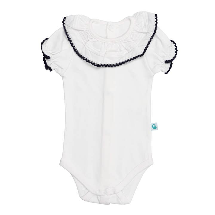Bean Baby Clothes - Wholesale Bodysuit (Non-Footed) - Baby - Cotton Baby Bodysuit Onesie with Greek Lace Collar27