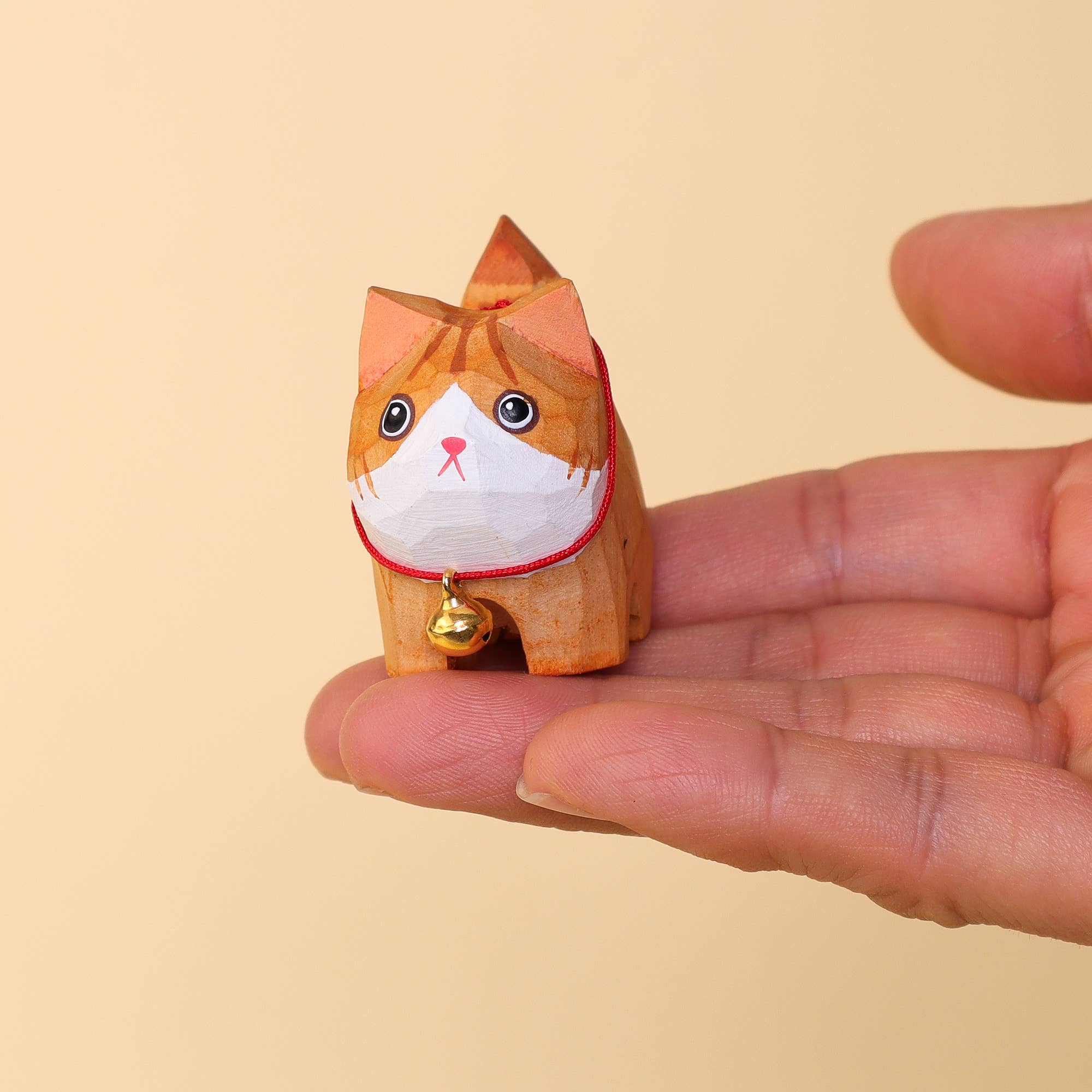 Kitsville - Wholesale Decorative Figurine - Hand-Carved Wooden Cats (Two Cats) – Gift for Cat Lovers4