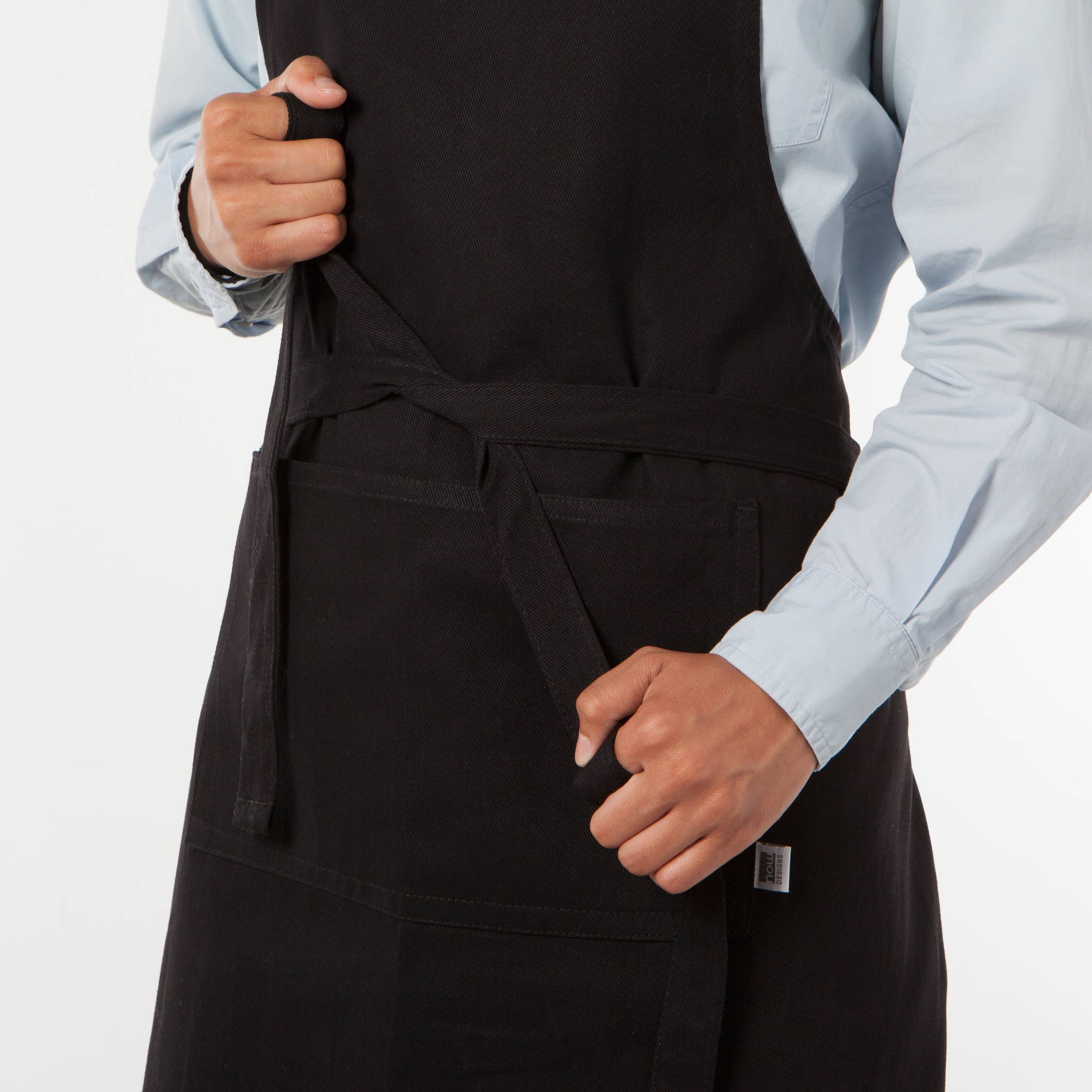 Now Designs by Danica - Wholesale Apron - Black Chef Apron3