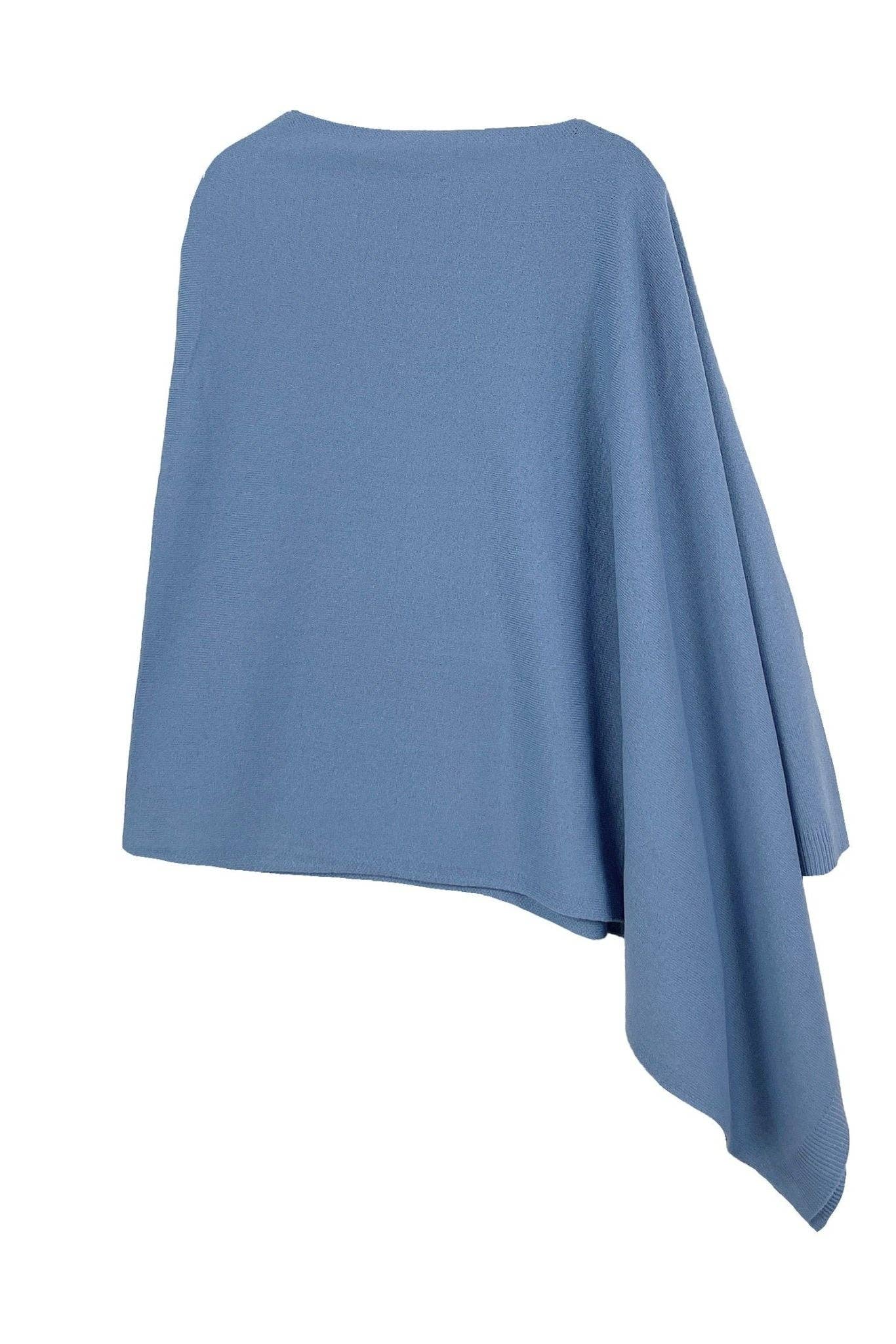 MiMi Wholesale - Wholesale Poncho - Women's - CCP320056 Juney Soft Classic Knit Poncho Ruana15