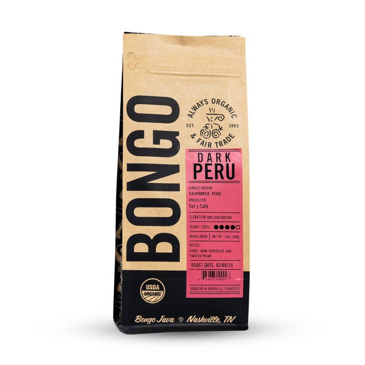 Dark Peru for wholesale by Bongo Roasting Co.