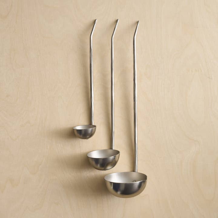 The Collective - Wholesale Ladle - Forge Pewter Ladles Assorted - Set of 3