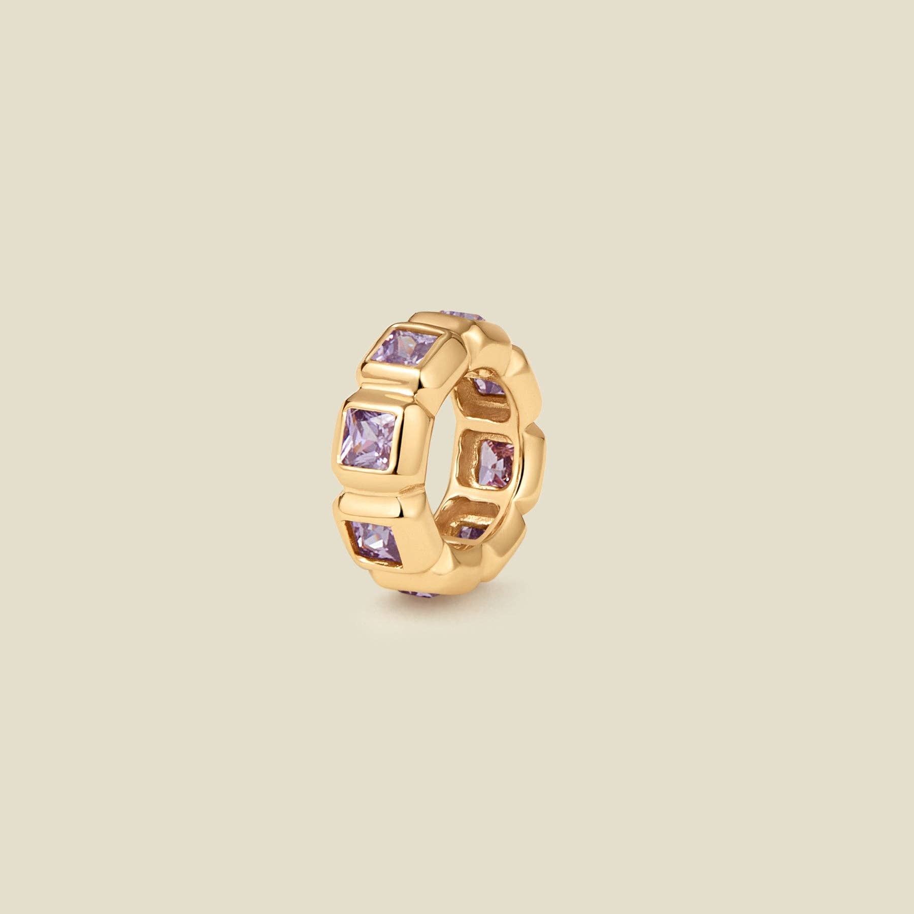Gold Vermeil June Birthstone Spacer Charm for wholesale on Faire0