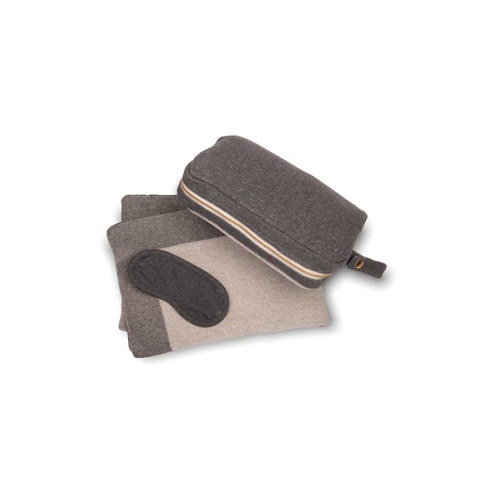 Pink Lemonade – wholesale Travel set – Reversible Solid - Dk grey mel/ivory1