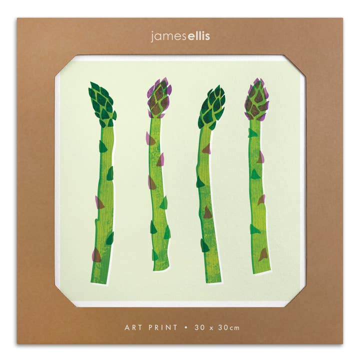 Asparagus Print for wholesale by James Ellis