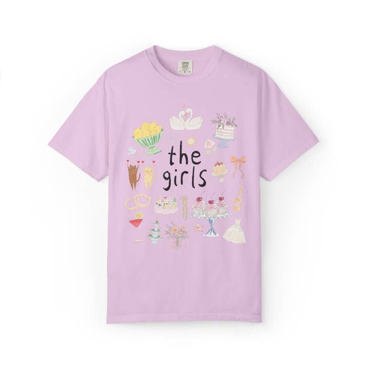 Opal and June - Wholesale Screen Printed T-Shirt - Women's - The Mrs. and The Girls Matching Bachelorette Tee11