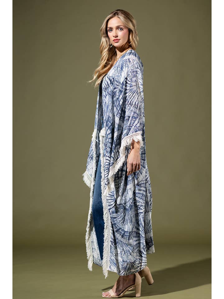 Indigo Hand Kimono for wholesale on Faire11