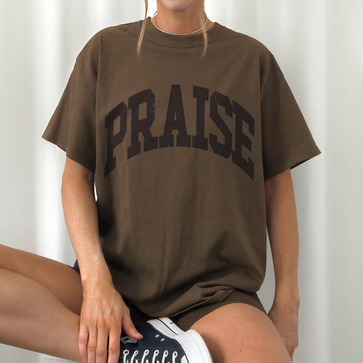 GLO- God's Love Overcomes - Wholesale Screen Printed T-Shirt - Women's - Praise The Lord Tee1