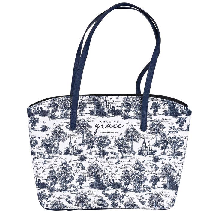 Hvid Due Bibel Etui Nåde Kirke Toile Kile Stor for engroshandel hos Dicksons