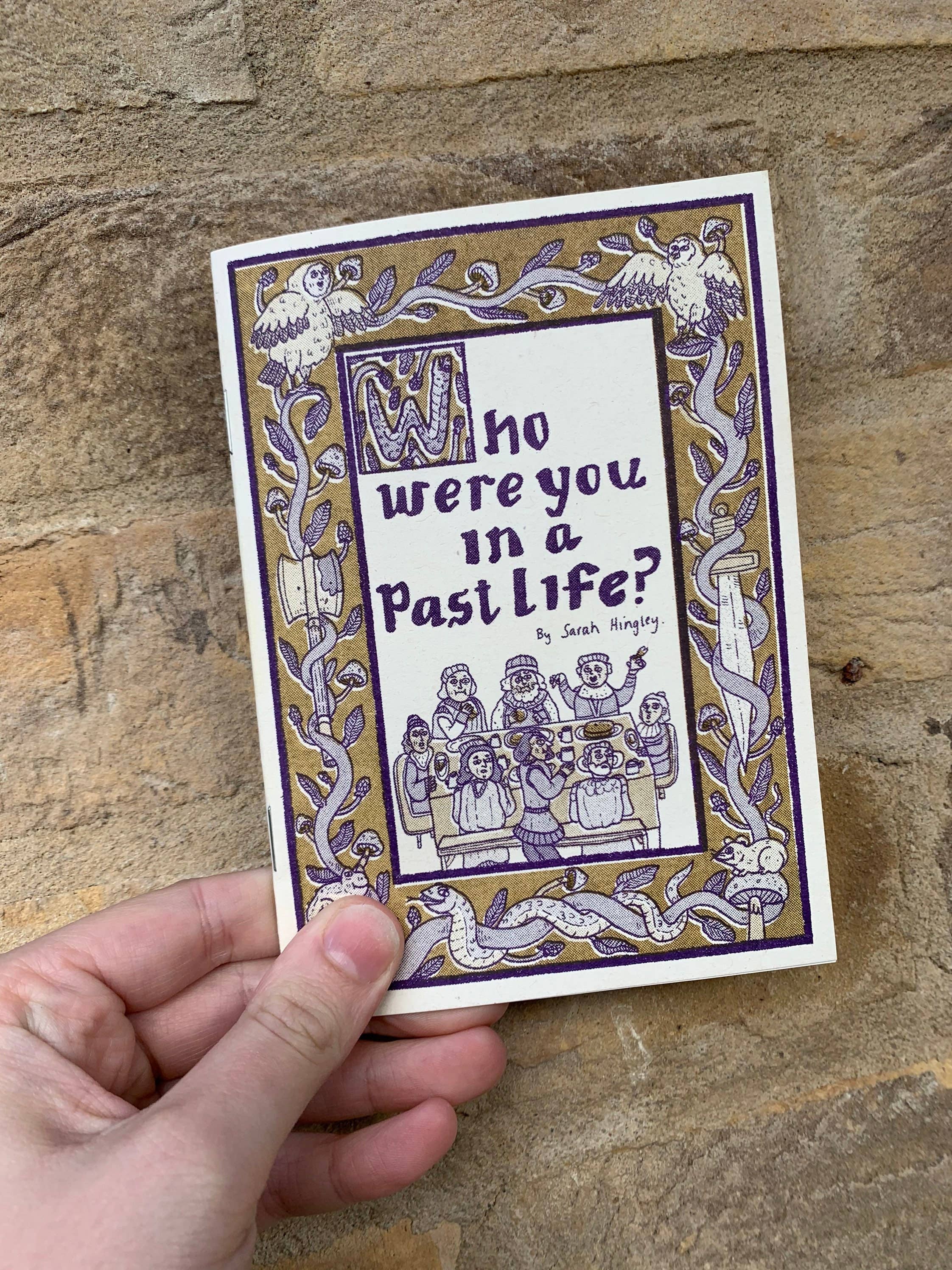 2B Or Not 2B - Wholesale Coloring & Activity Book - Adult - Who Were You In A Past Life Adventure Zine A6 Risograph3