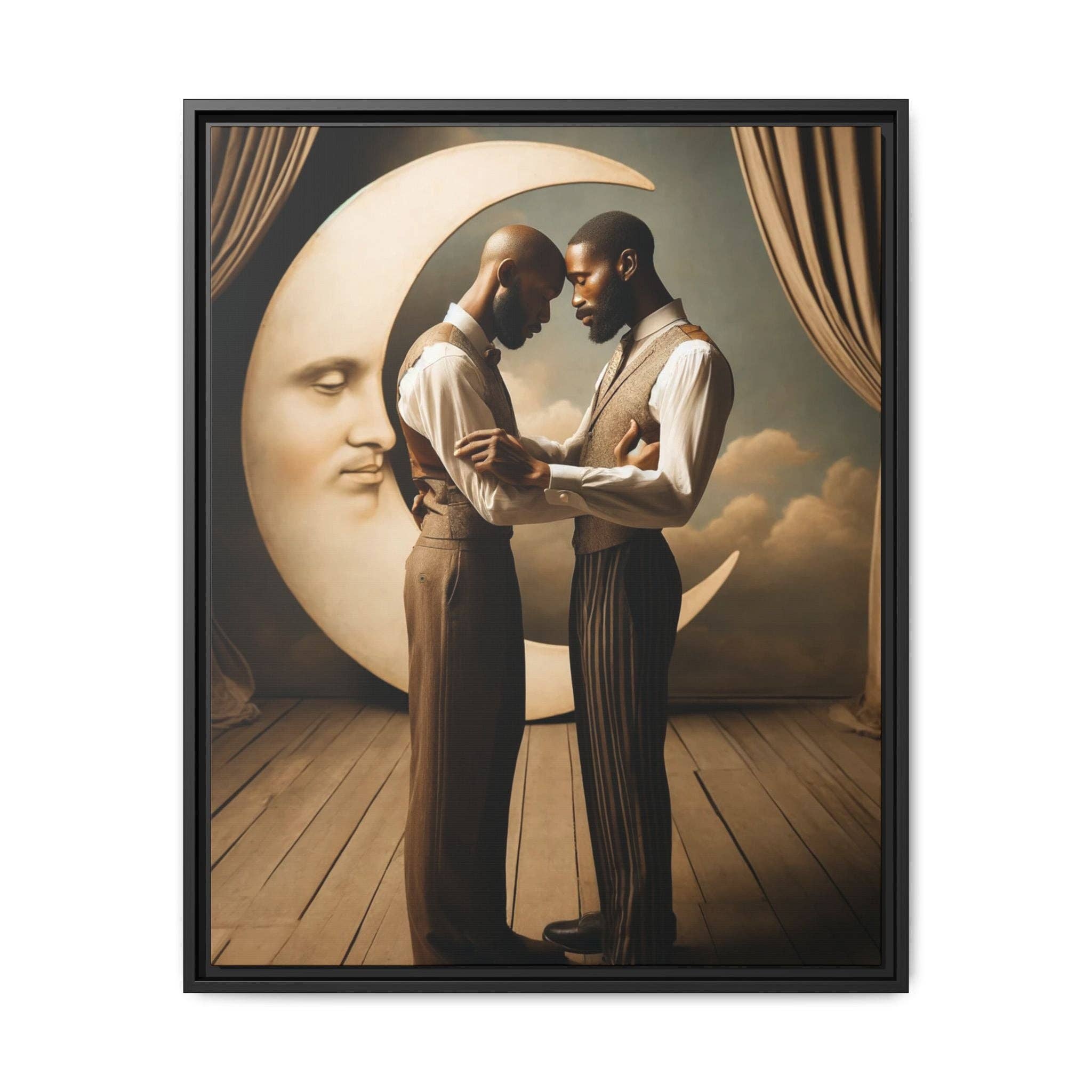 Walt & Pete - Wholesale Art Print - Missing Art Studies - Man In The Moon 0026