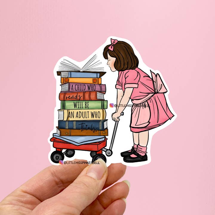 A Child Who Reads Fridge Magnet for wholesale by Little Miss PinkerBell