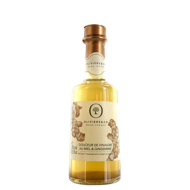 8.5 fl oz White Wine Vinegar With Honey & Ginger for wholesale by Oliviers & Co