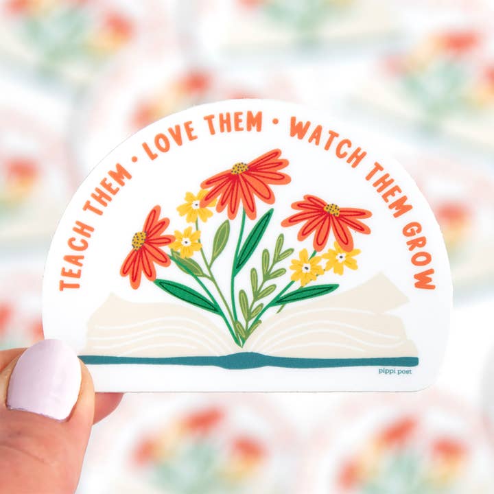 Teach Them Decal Sticker for wholesale by Pippi Post