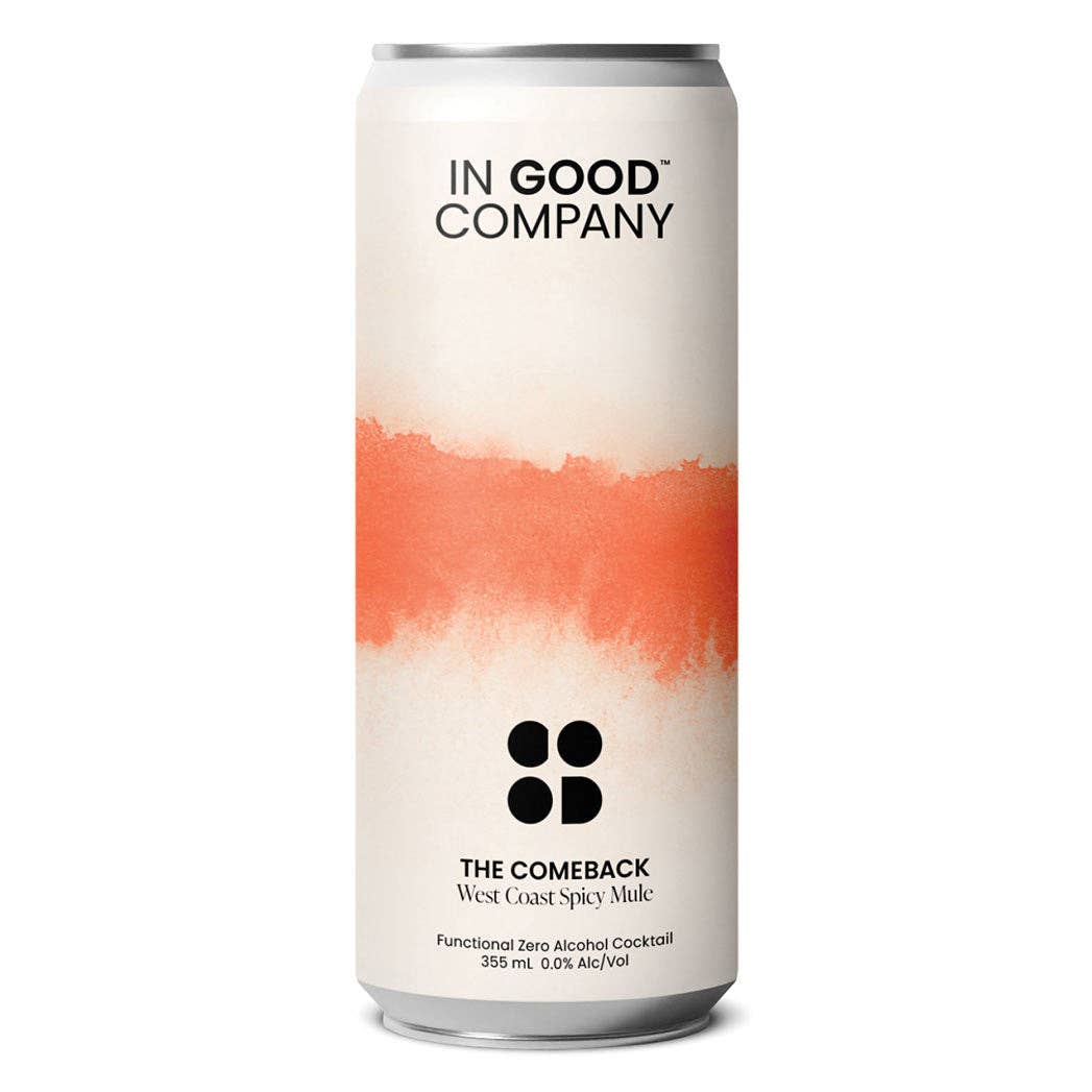 IN GOOD COMPANY BEVERAGES - Wholesale Non-Alcoholic Aperitif/Mocktail - THE COMEBACK1