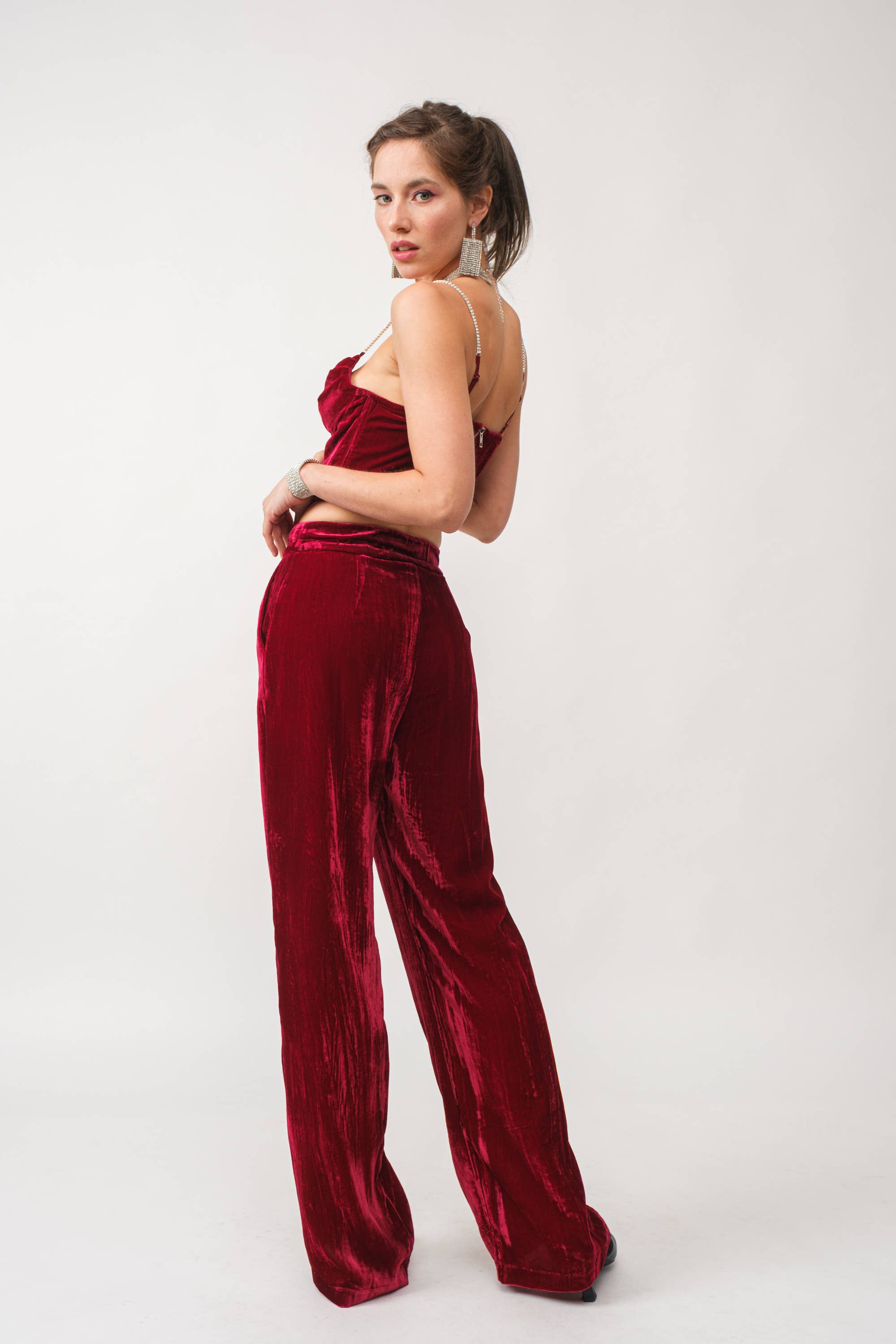 SARCELLE PANTALON EN VELOURS S80223 en vente sur Faire12