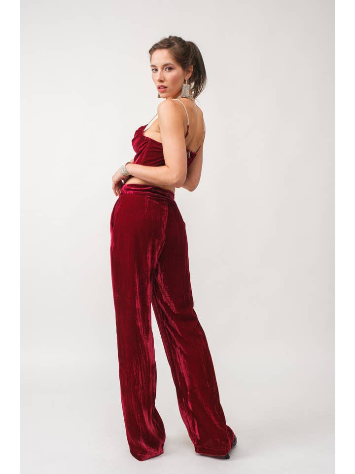 SARCELLE PANTALON EN VELOURS S80223 en vente sur Faire12